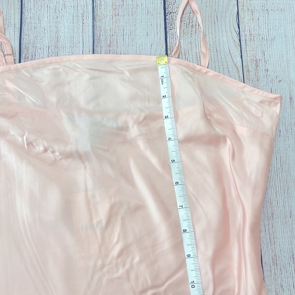 🌸 Clearance! 🌸 Forever21 Light Pink Satin Slip Dress Size M - Picture 7 of 10
